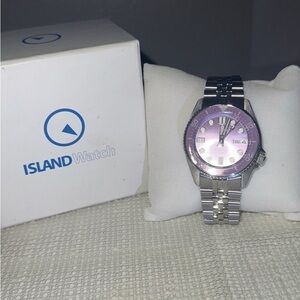Island Watch with Purple Dial